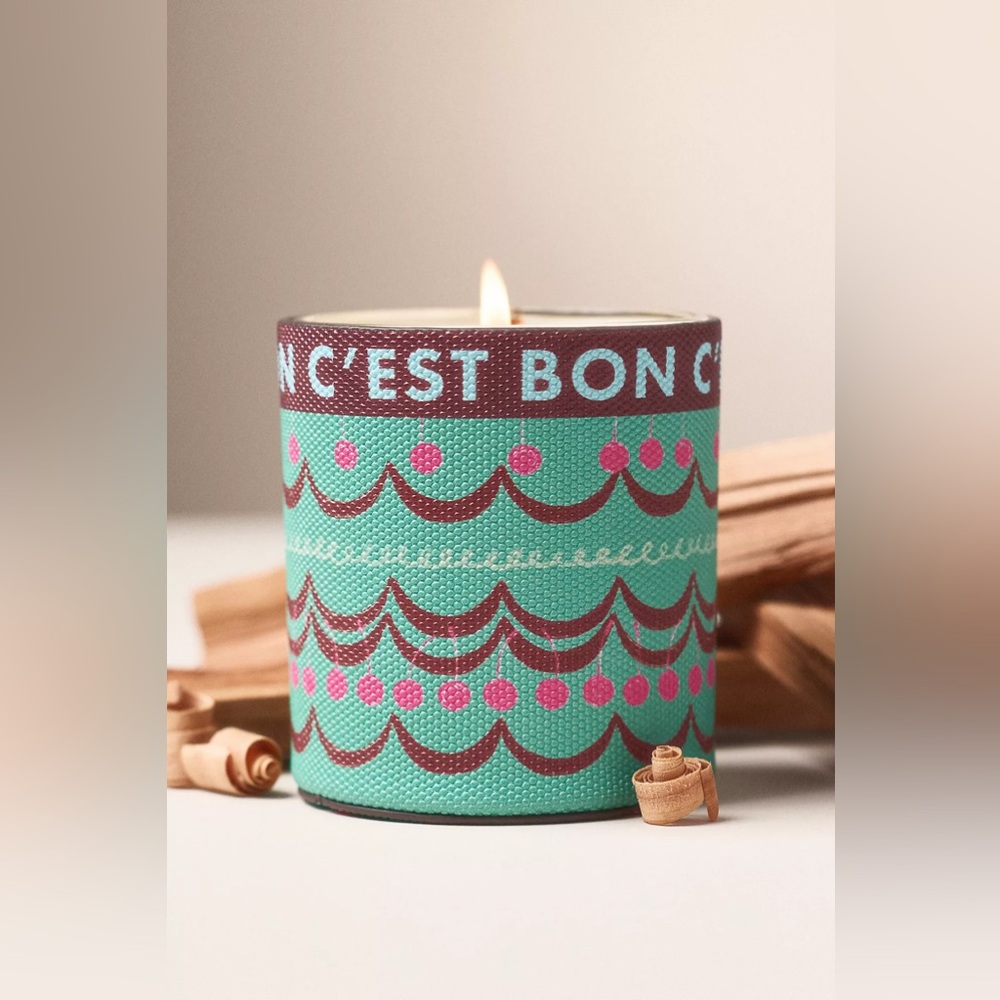 Anthro EMI WOODY FRESH BALSAM & CEDARWOOD GLASS CANDLE Fresh Balsam Cedarwood S